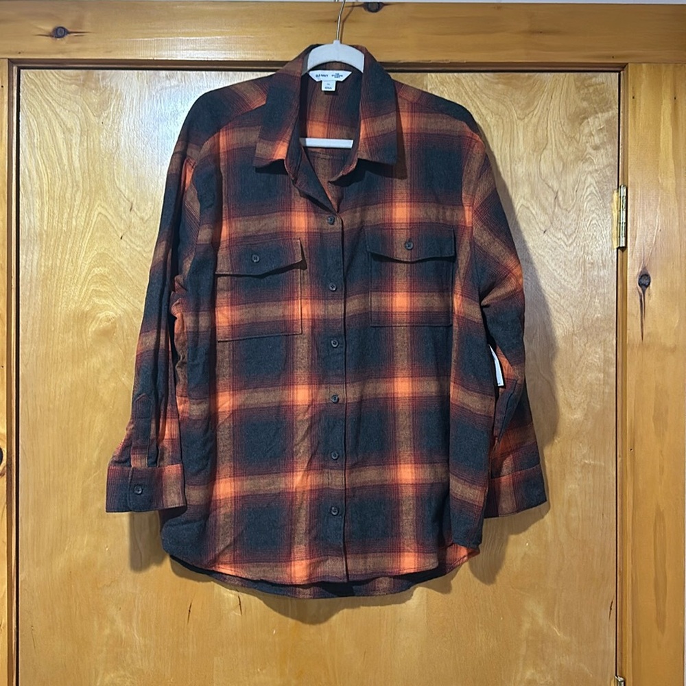 Plaid Old Navy Boyfriend Flannel